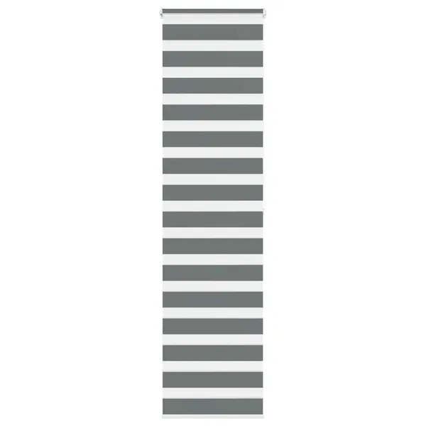 Store zèbre gris foncé largeur du tissu 60,9 cm polyester