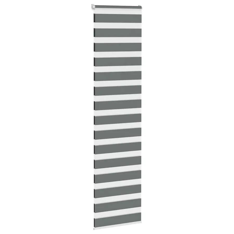 Store zèbre gris foncé largeur du tissu 60,9 cm polyester - 3