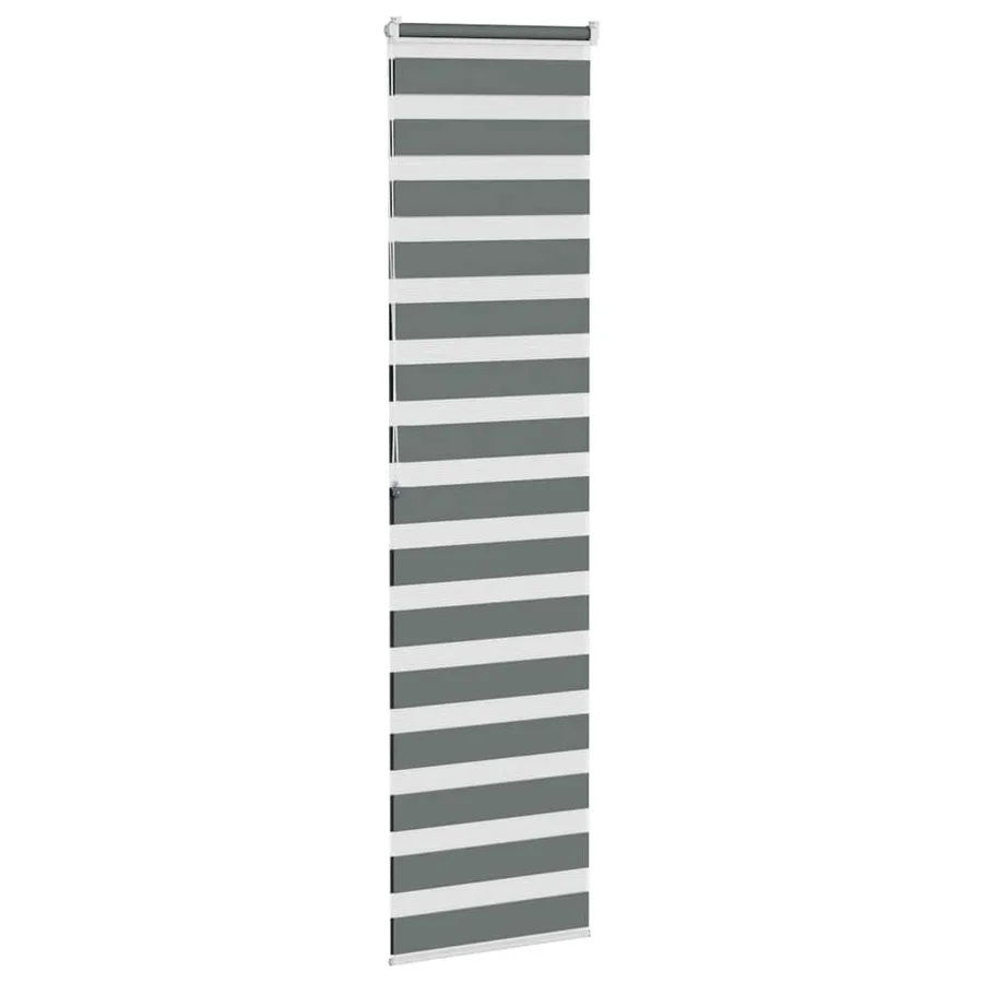 Store zèbre gris foncé largeur du tissu 60,9 cm polyester - 4