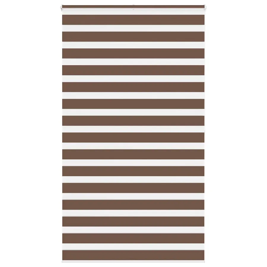 Store zèbre marron 125x200cm largeur du tissu 120,9cm polyester