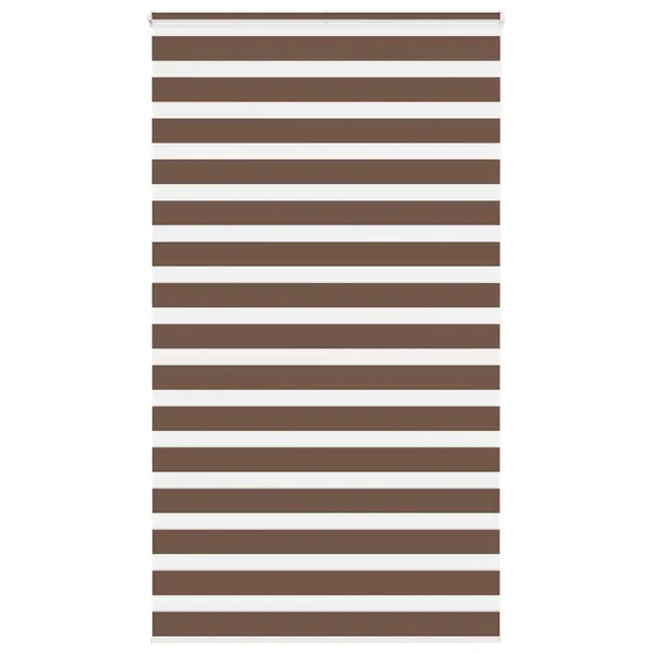 Store zèbre marron 125x200cm largeur du tissu 120,9cm polyester
