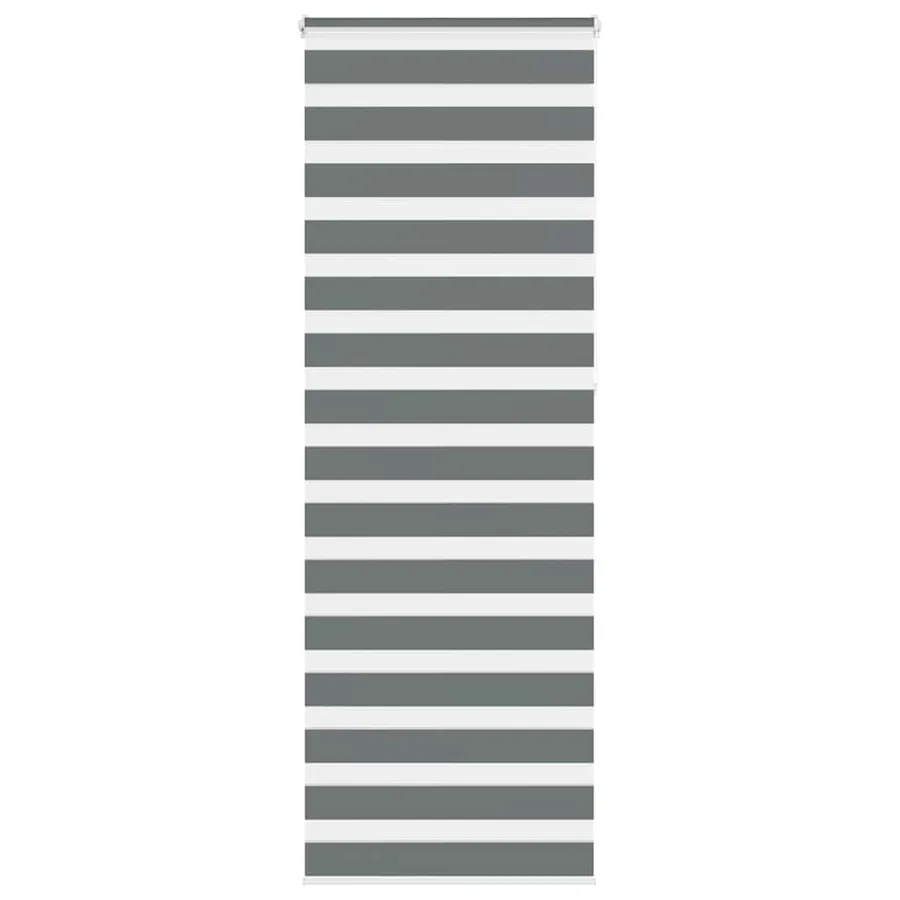 Store zèbre gris foncé largeur du tissu 70,9 cm polyester
