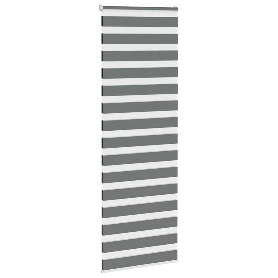 Store zèbre gris foncé largeur du tissu 70,9 cm polyester - 3