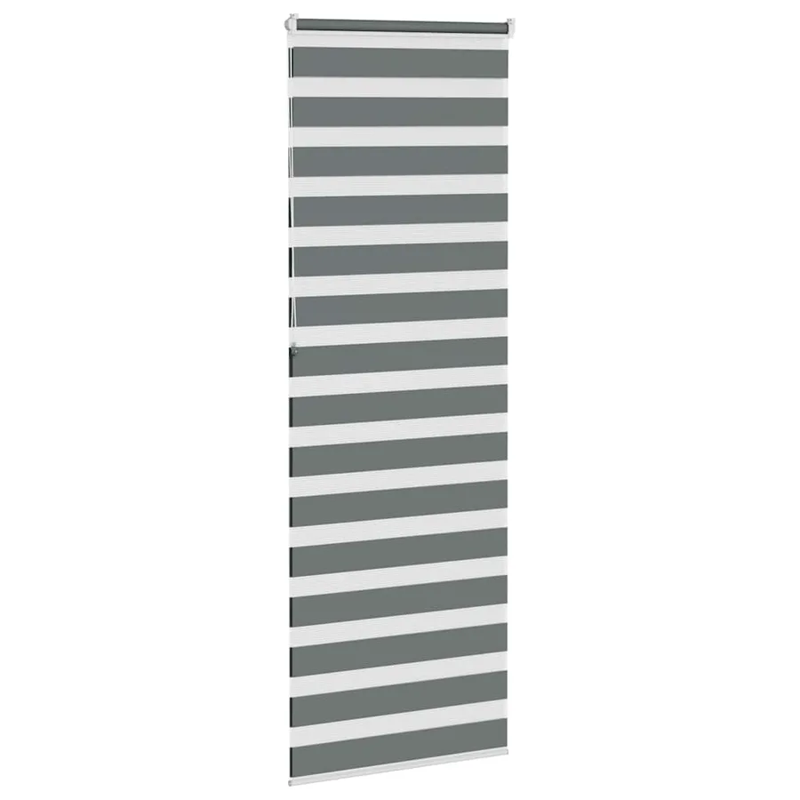 Store zèbre gris foncé largeur du tissu 70,9 cm polyester - 4