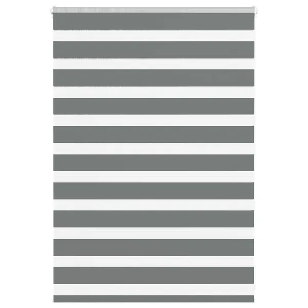 Store zèbre gris foncé largeur du tissu 100,9 cm polyester