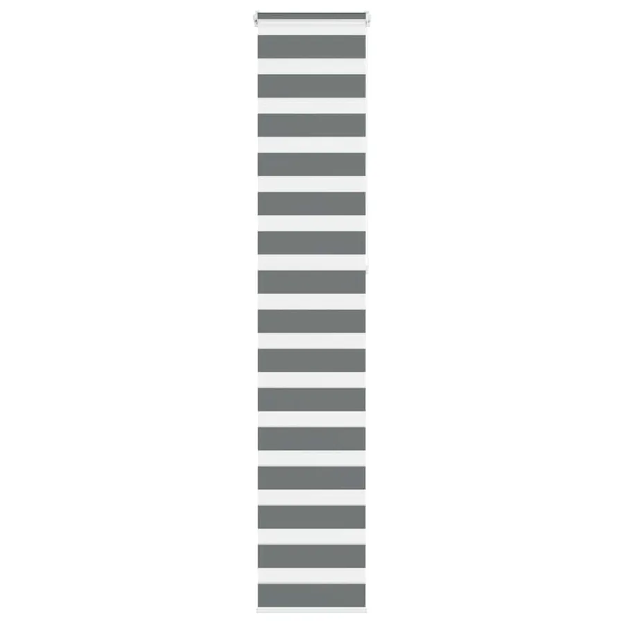 Store zèbre gris foncé largeur du tissu 45,9 cm polyester