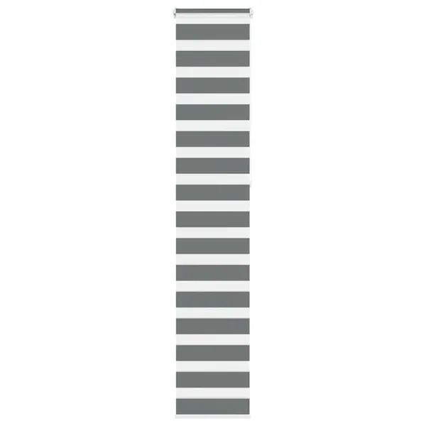 Store zèbre gris foncé largeur du tissu 45,9 cm polyester