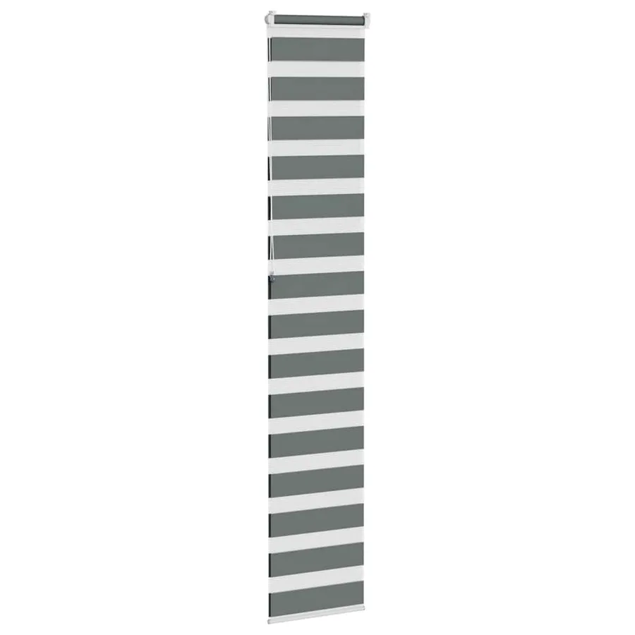 Store zèbre gris foncé largeur du tissu 45,9 cm polyester - 4