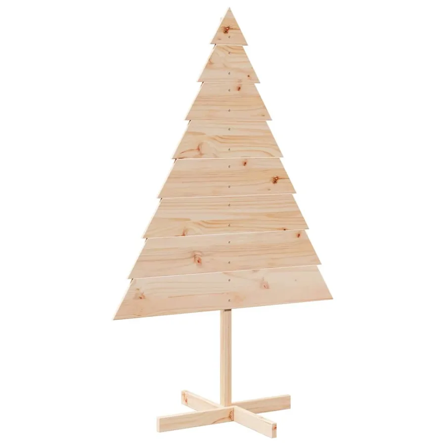 Arbre de Noël en bois pour décoration 150 cm bois massif - 2