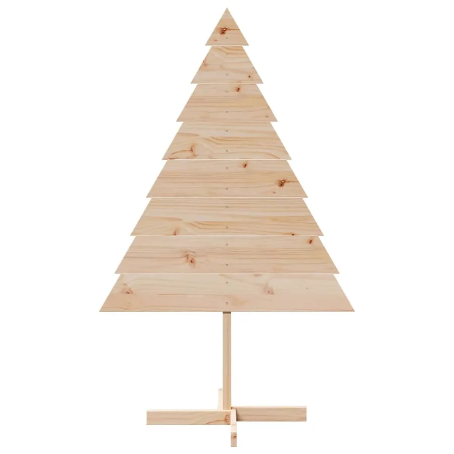 Arbre de Noël en bois pour décoration 150 cm bois massif - 3