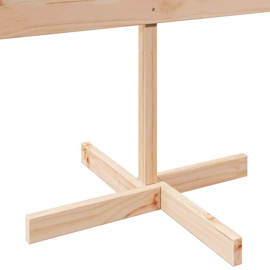 Arbre de Noël en bois pour décoration 150 cm bois massif - 6