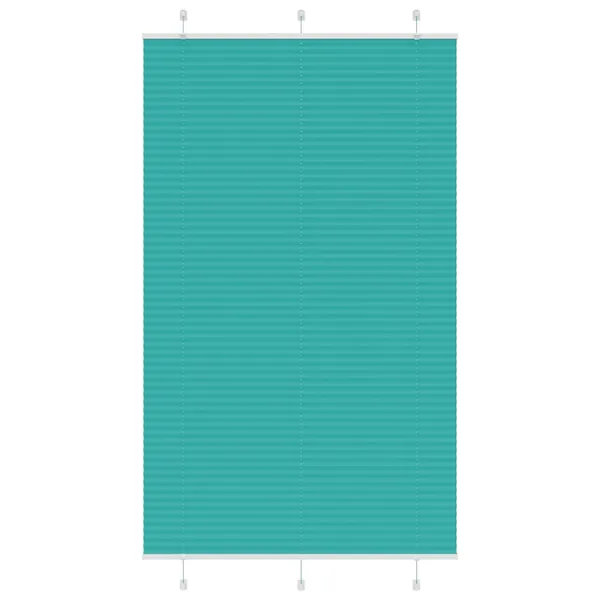 Store plissé vert pétrole 115x200cm largeur du tissu 114,4cm
