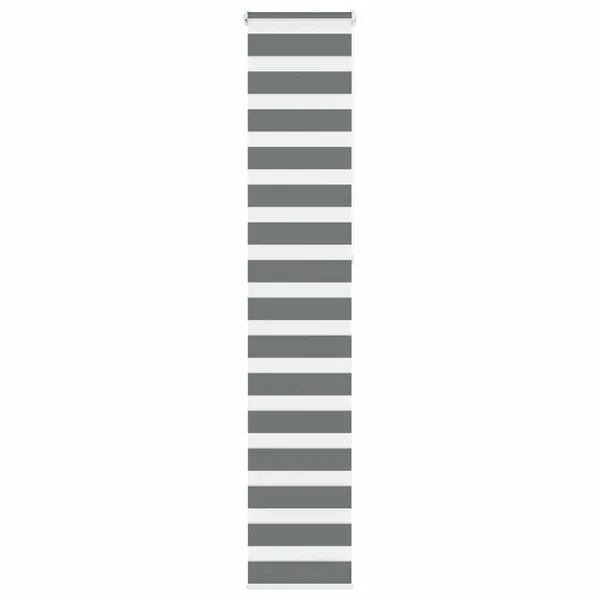 Store zèbre gris foncé largeur du tissu 35,9 cm polyester