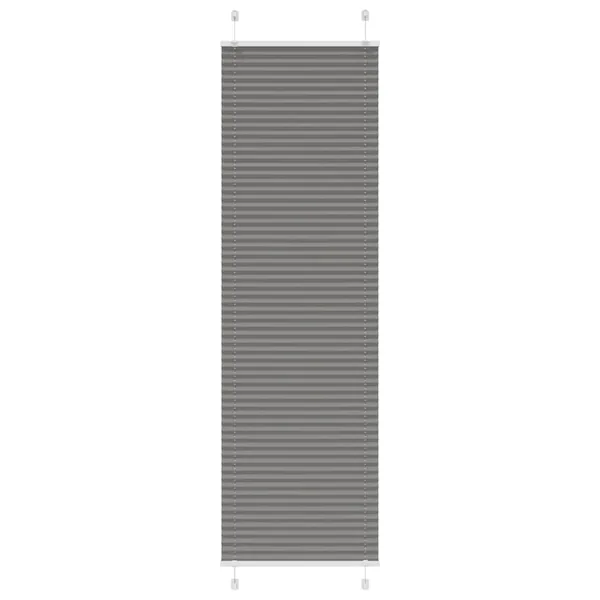 Store plissé anthracite 55x200 cm largeur du tissu 54,4 cm