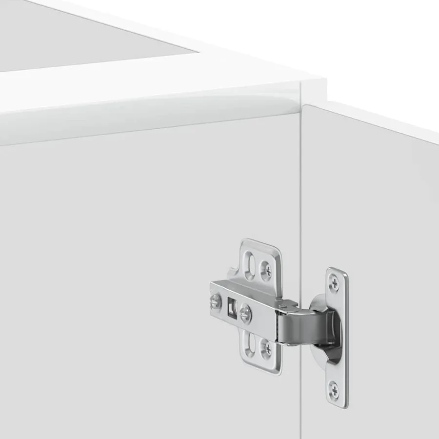 Armoire de cuisine Porto blanc brillant bois ingénierie - 9
