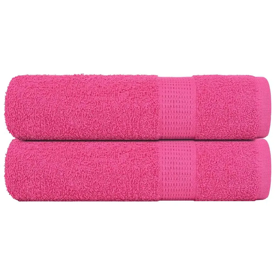 Serviettes de bain FROGN 2 pcs rose 100x150 cm 360 g/m²