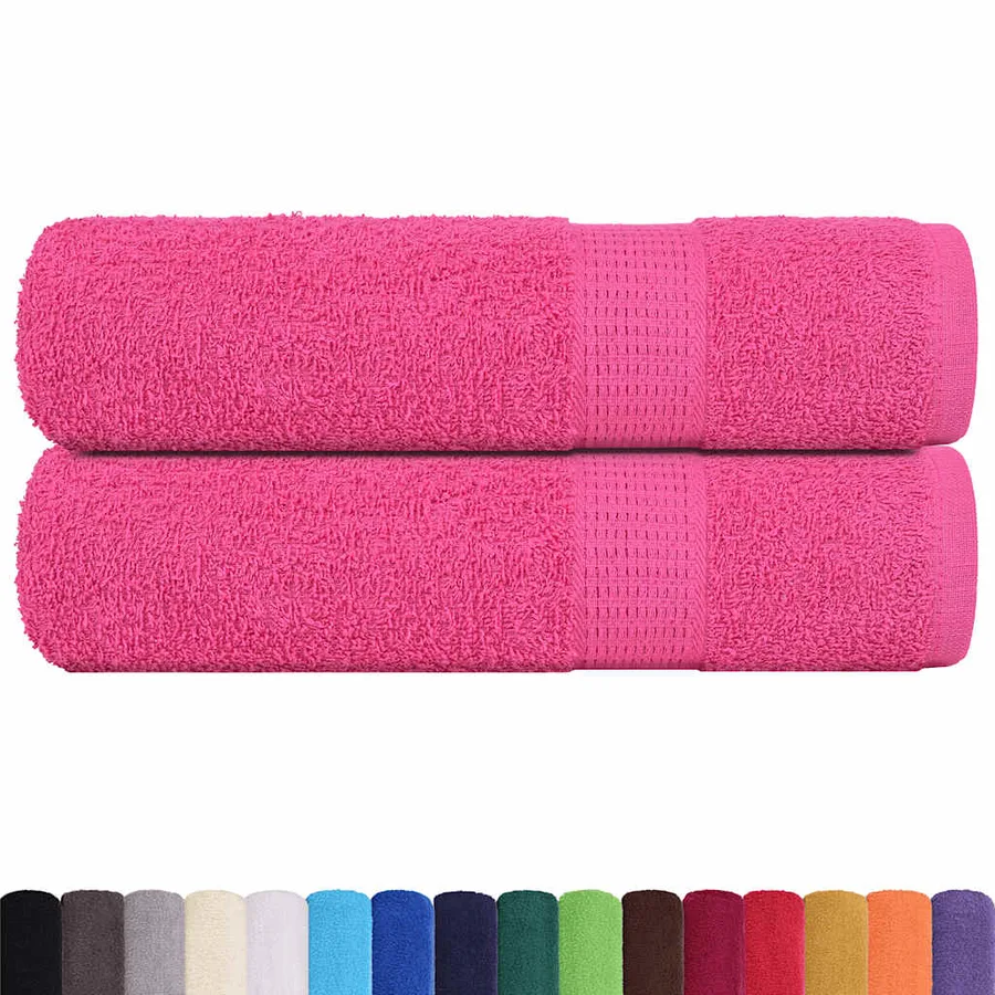 Serviettes de bain FROGN 2 pcs rose 100x150 cm 360 g/m² - 2