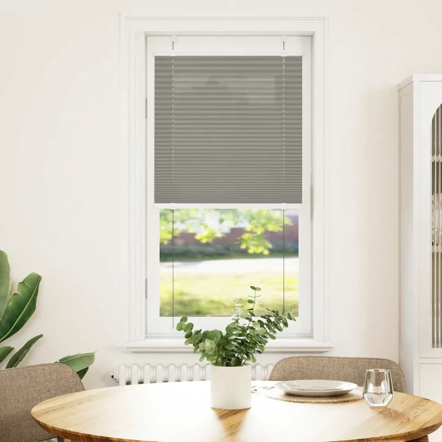 Store plissé anthracite 55x100 cm largeur du tissu 54,4 cm