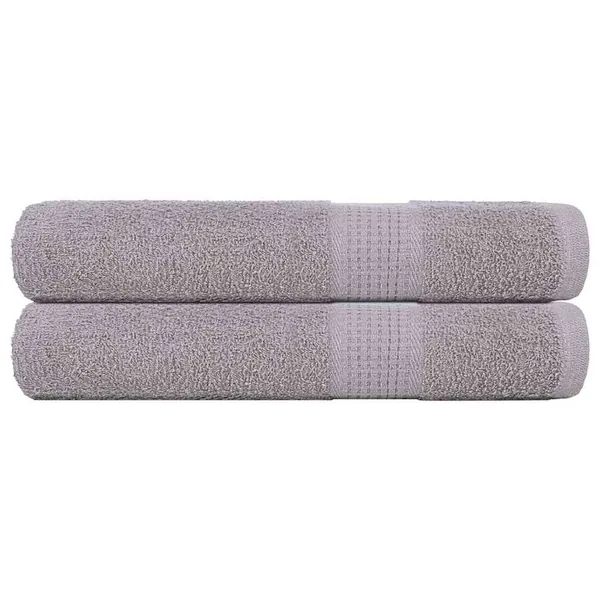 Serviettes FROGN 2 pcs gris 100x200 cm 360 g/m²