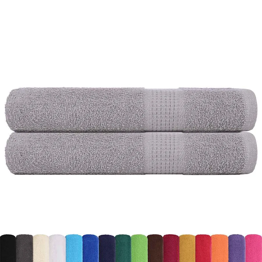 Serviettes FROGN 2 pcs gris 100x200 cm 360 g/m² - 2