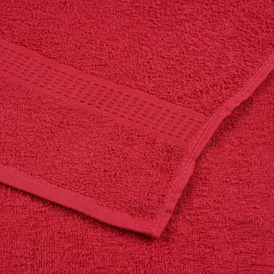 Serviettes de bain FROGN 2 pcs rouge 100x150 cm 360 g/m² - 6