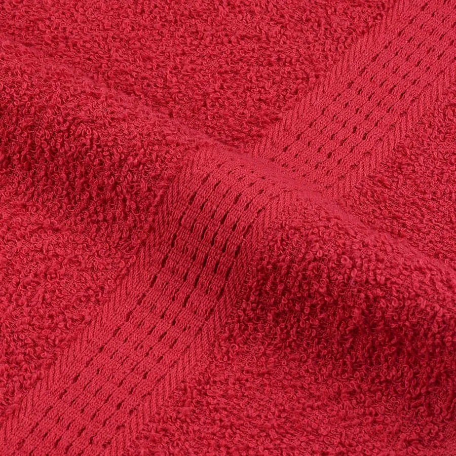 Serviettes de bain FROGN 2 pcs rouge 100x150 cm 360 g/m² - 7
