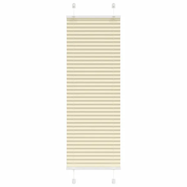 Store plissé crème 50x150 cm largeur du tissu 49,4 cm polyester