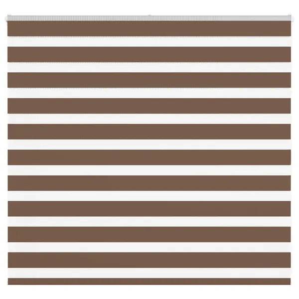 Store zèbre marron 155x100cm largeur du tissu 150,9cm polyester
