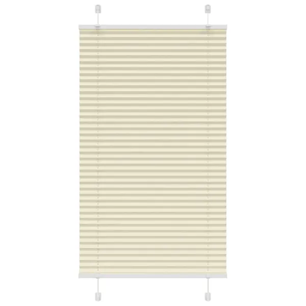 Store plissé crème 70x150 cm largeur du tissu 69,4 cm polyester