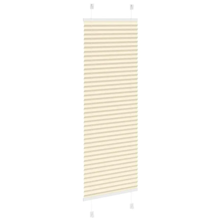 Store plissé crème 40x100 cm largeur du tissu 39,4 cm polyester - 4