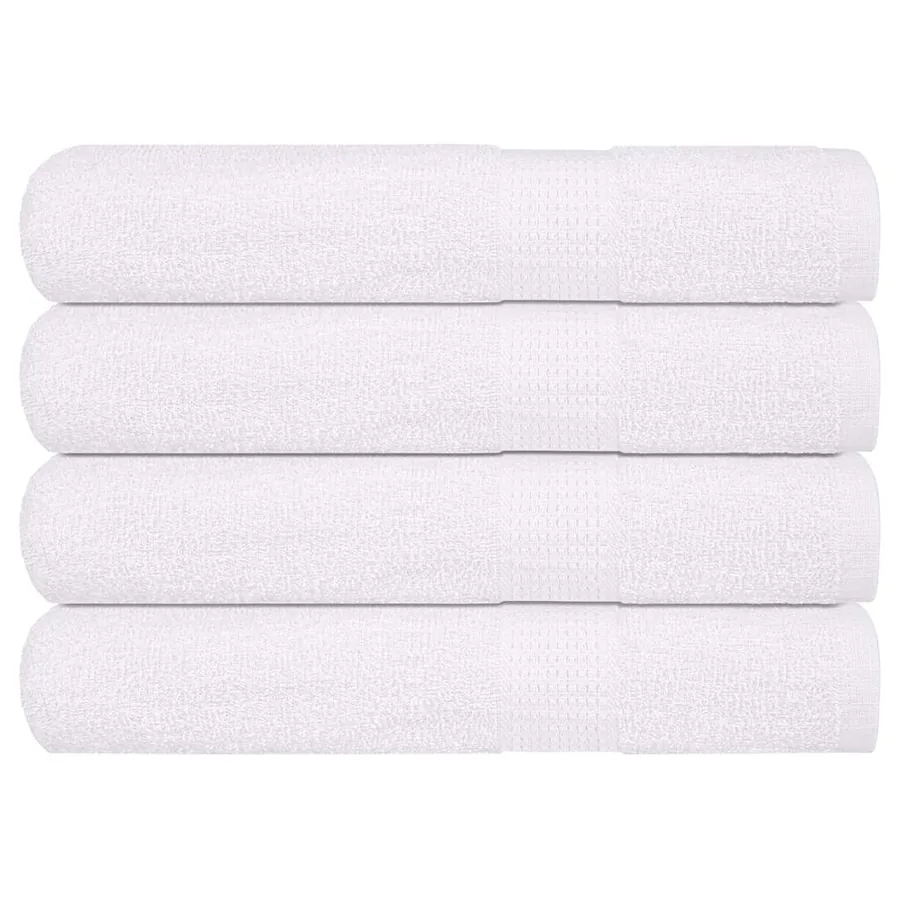 Serviettes de sauna FROGN 4 pcs blanc 80x200 cm 360 g/m²