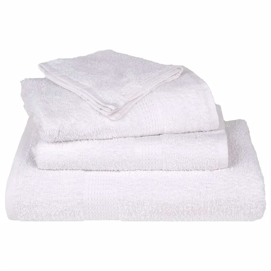Serviettes de sauna FROGN 4 pcs blanc 80x200 cm 360 g/m² - 4