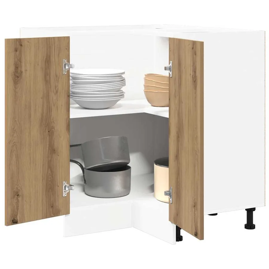 Meuble de cuisine "Lyon" Chêne artisanal 75,5 x 75,5 x 81,5 cm Bois d'ingénierie - 3