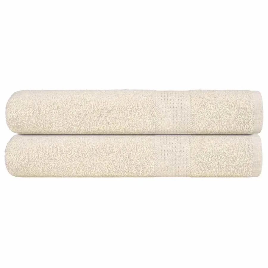 Serviettes FROGN 2 pcs crème 100x200 cm 360 g/m²