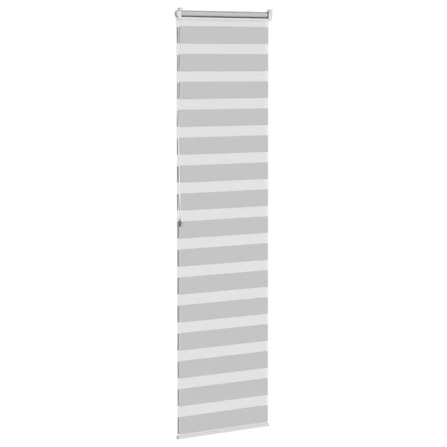 Store zèbre gris clair largeur du tissu 50,9 cm polyester - 4