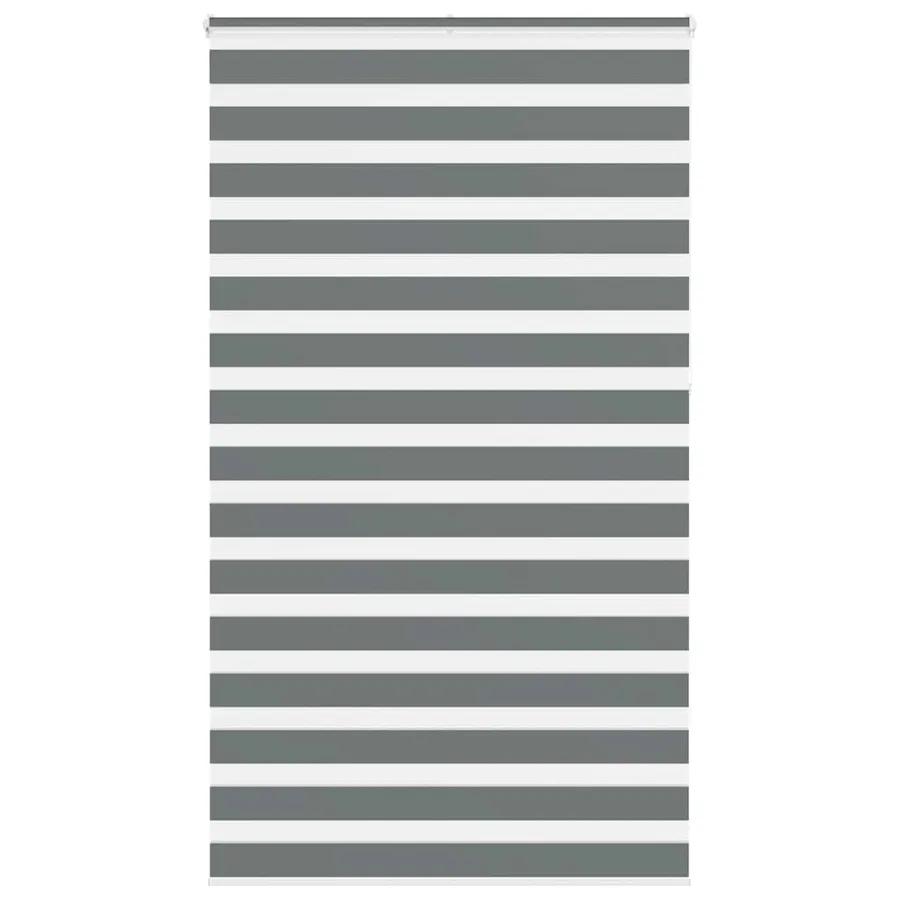 Store zèbre gris foncé largeur du tissu 130,9 cm polyester