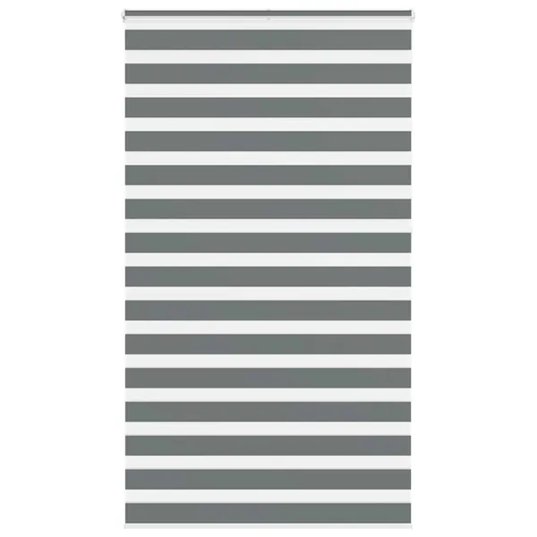 Store zèbre gris foncé largeur du tissu 130,9 cm polyester