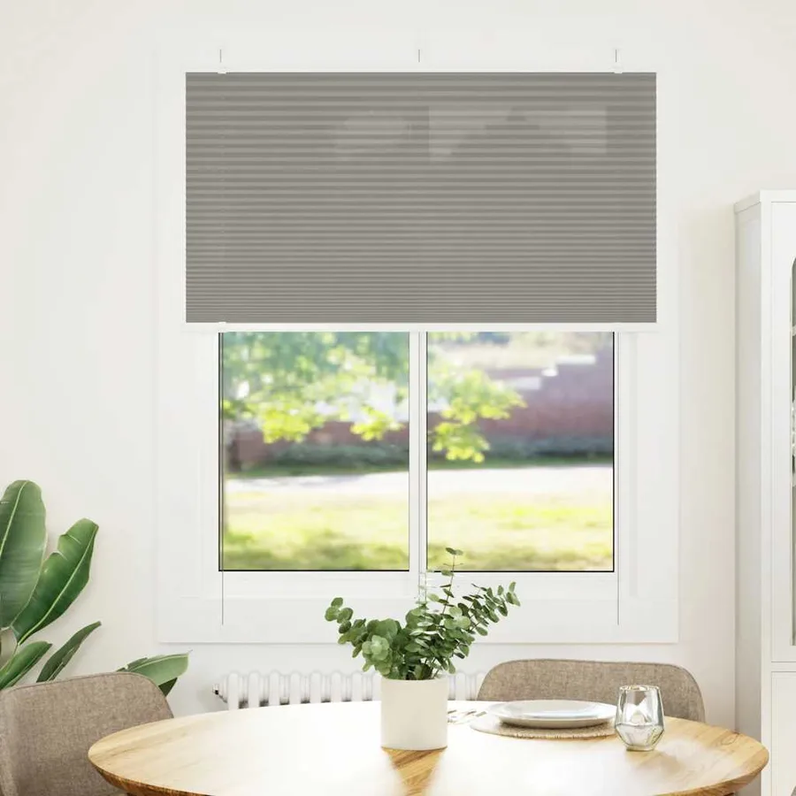 Store plissé anthracite 105x150 cm largeur du tissu 104,4 cm - 2