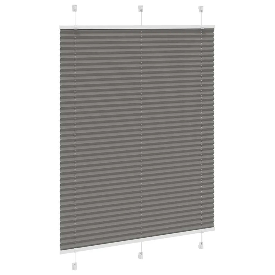 Store plissé anthracite 105x150 cm largeur du tissu 104,4 cm - 3