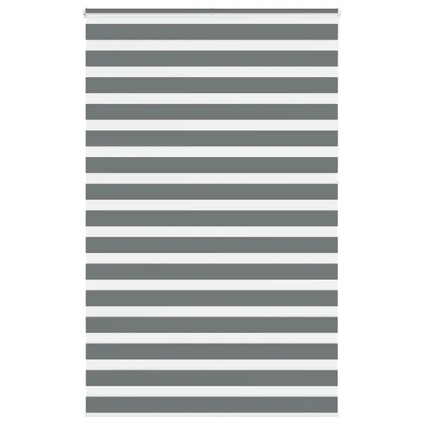 Store zèbre gris foncé largeur du tissu 140,9 cm polyester