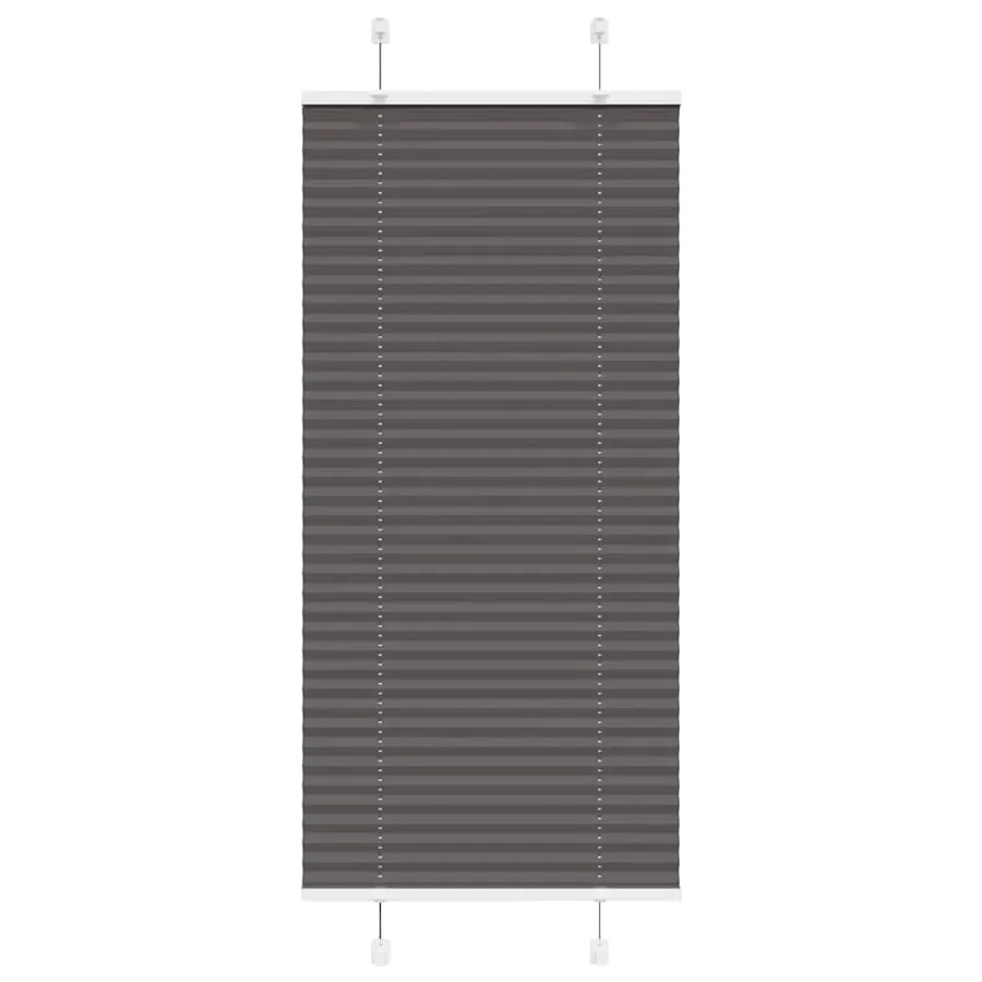 Store plissé noir 60x150 cm largeur du tissu 59,4 cm polyester