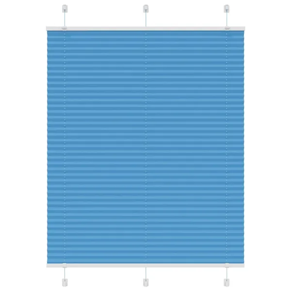 Store plissé bleu 110x150 cm largeur du tissu 109,4cm polyester