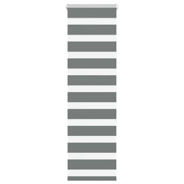 Store zèbre gris foncé largeur du tissu 35,9 cm polyester