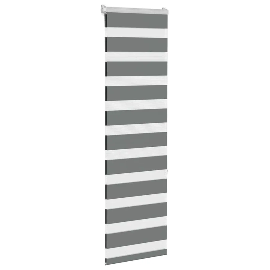 Store zèbre gris foncé largeur du tissu 35,9 cm polyester - 3