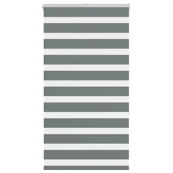 Store zèbre gris foncé largeur du tissu 65,9 cm polyester