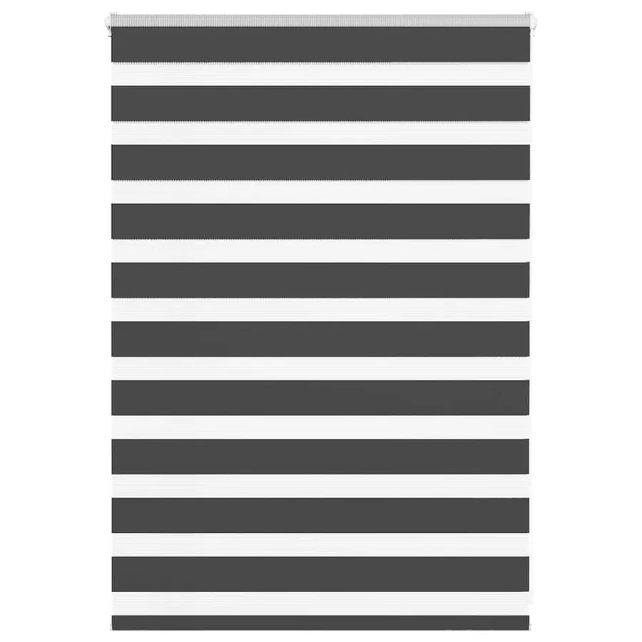 Store zèbre noir 100x100 cm largeur du tissu 95,9 cm polyester