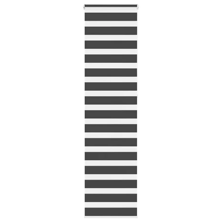 Store zèbre noir 50x230 cm largeur du tissu 45,9 cm polyester