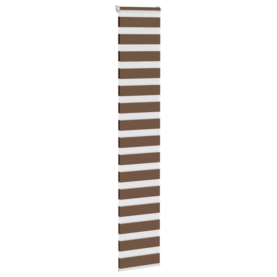 Store zèbre marron 40x200 cm largeur du tissu 35,9 cm polyester - 3