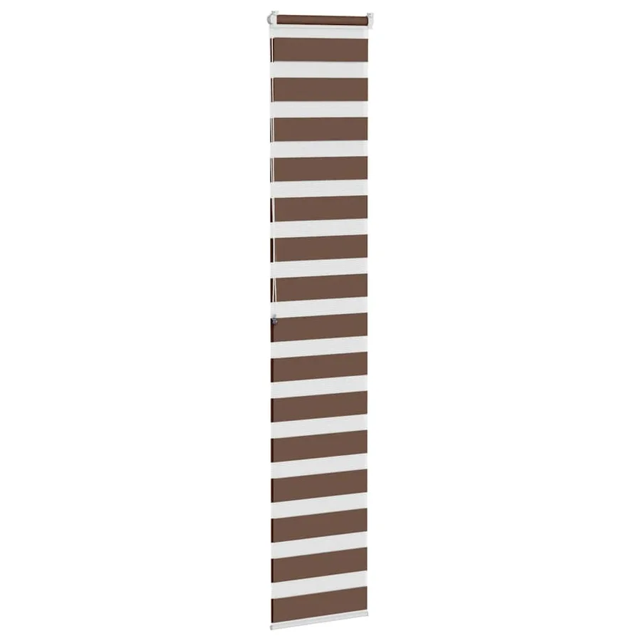 Store zèbre marron 40x200 cm largeur du tissu 35,9 cm polyester - 4