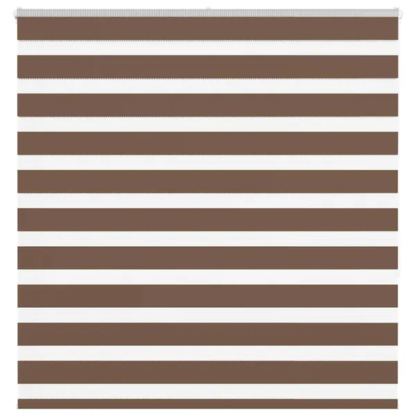 Store zèbre marron 140x150cm largeur du tissu 135,9cm polyester